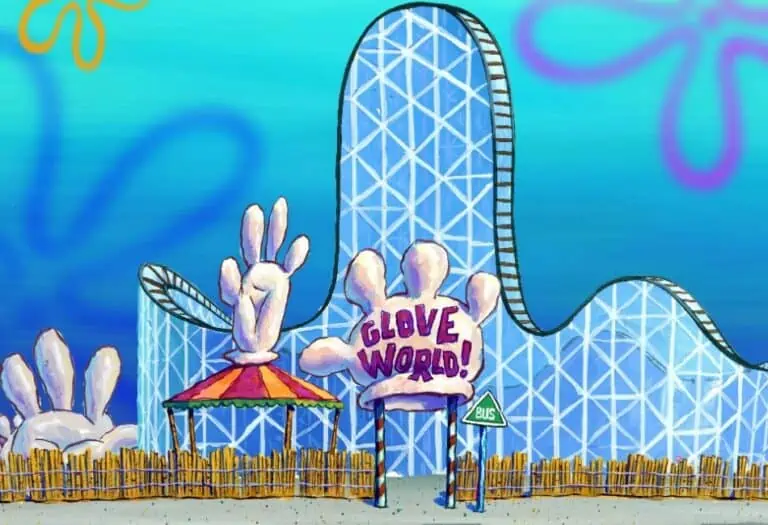 Glove World Spongebob Guide All's Fair in Glove and War The Sponge