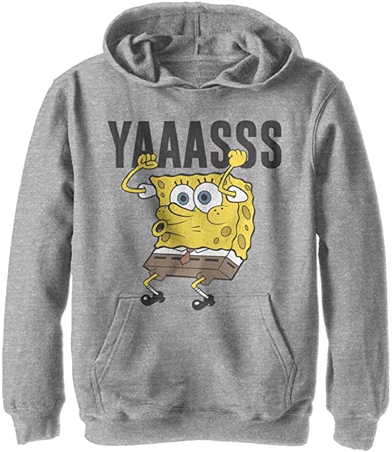 Nickelodeon Kids' Spongebob Squarepants Yas Youth Pullover Hoodie