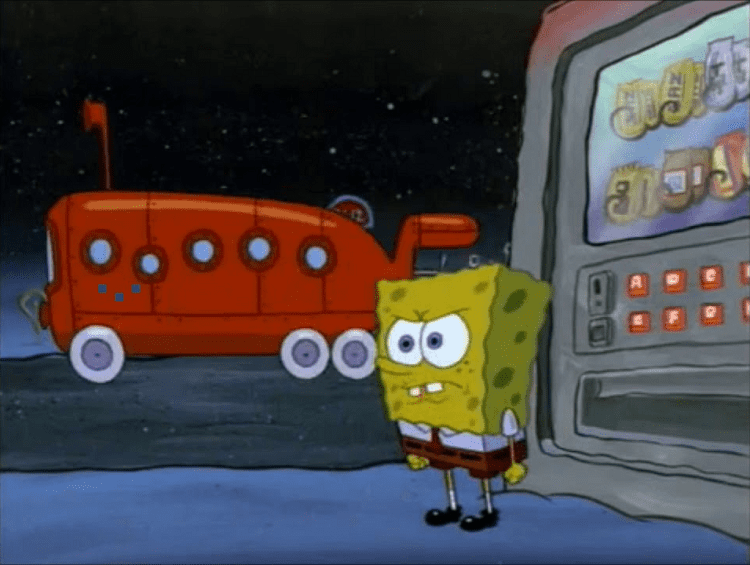 Spongebob Rock Bottom Bus Schedules