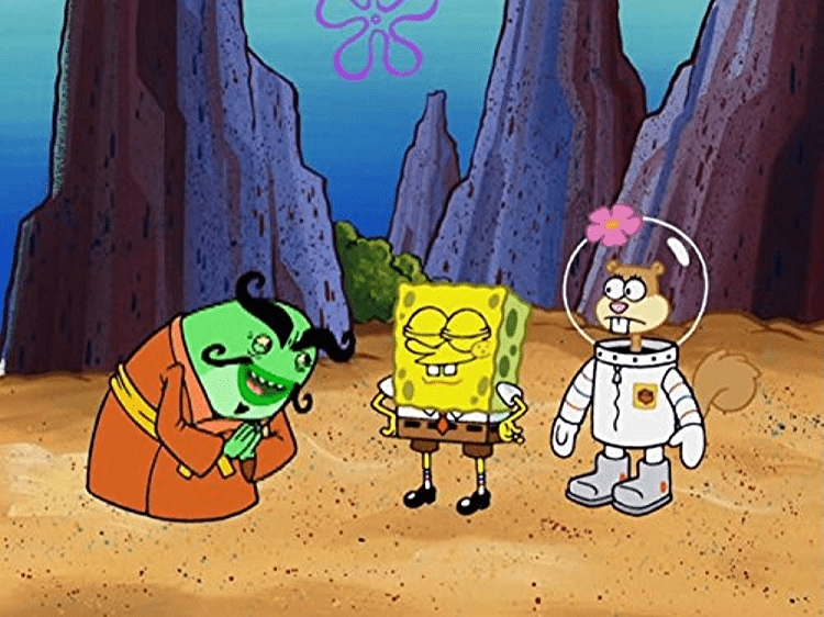 spongebob karate island characters