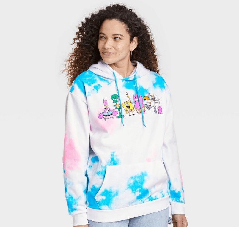 Tie-Dye Spongebob Bikini Bottom Sweatshirt