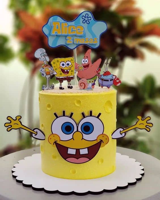 16 of the Most Epic Spongebob Cake Ideas for Every Age - The Sponge Bob ...