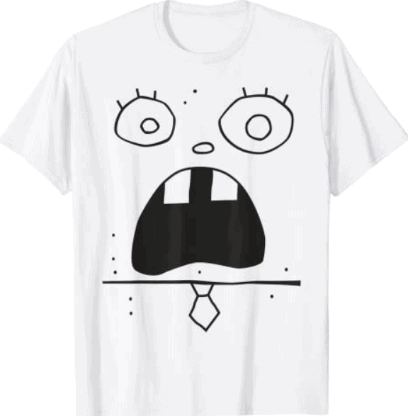 SpongeBob SquarePants Doodle Bob Face Costume T-Shirt