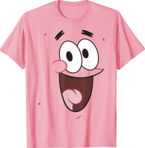 SpongeBob SquarePants Patrick Face Portrait T-Shirt