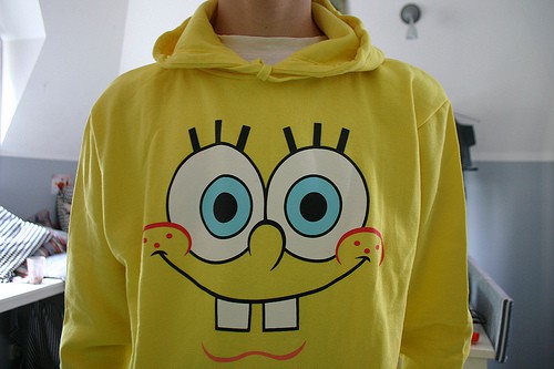 spongebob hoodie shirt