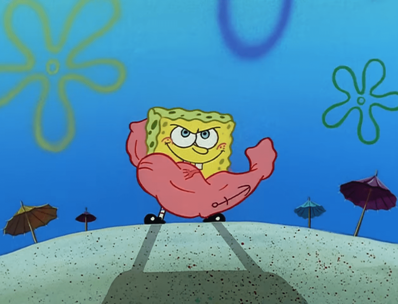 spongebob muscles