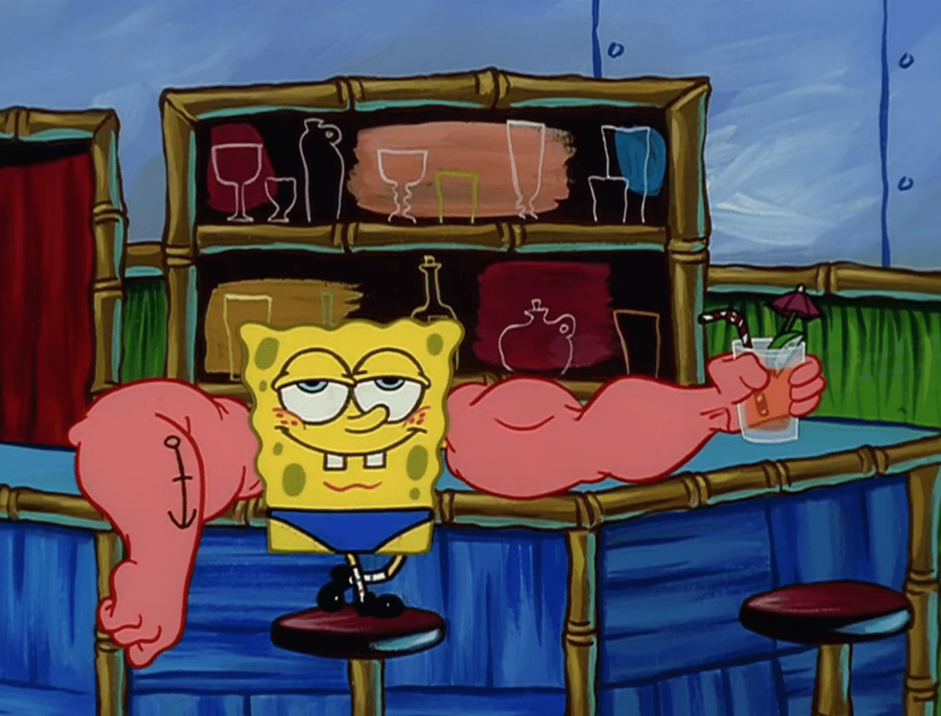 Muscle Arms SpongeBob Guide: MuscleBob BuffPants - The Sponge Bob Club