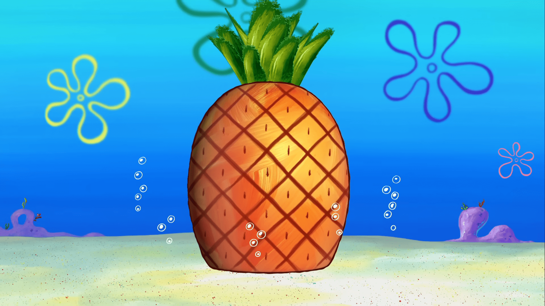 spongebob pineapple house