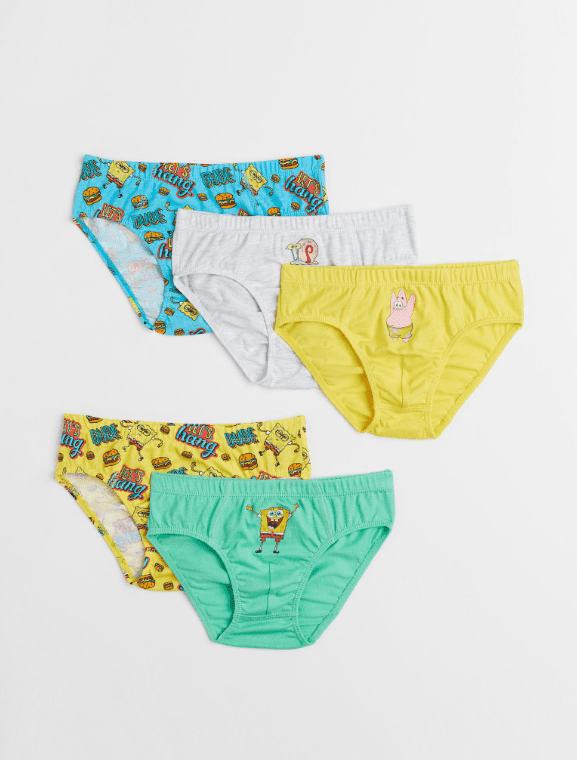 5-Pack Printed Boys' Briefs