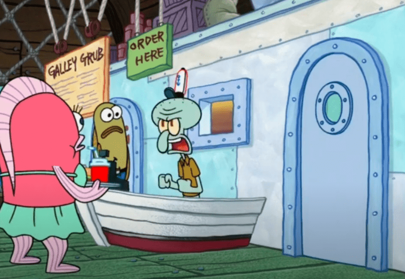 Annoyed Squidward 