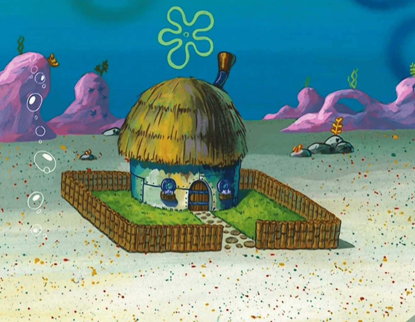 spongebobs house blueprint