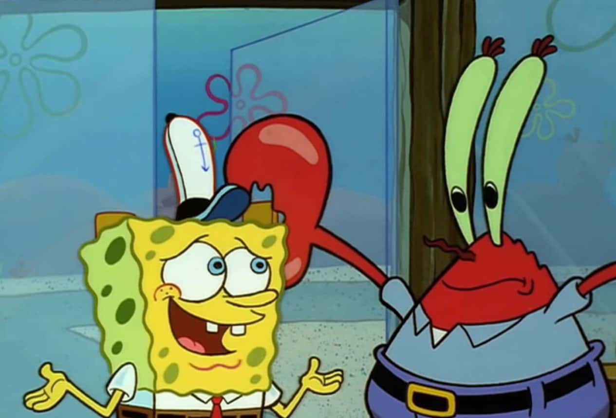 Krabs advises him to go home and puts Squidward in charge of the kitchen.