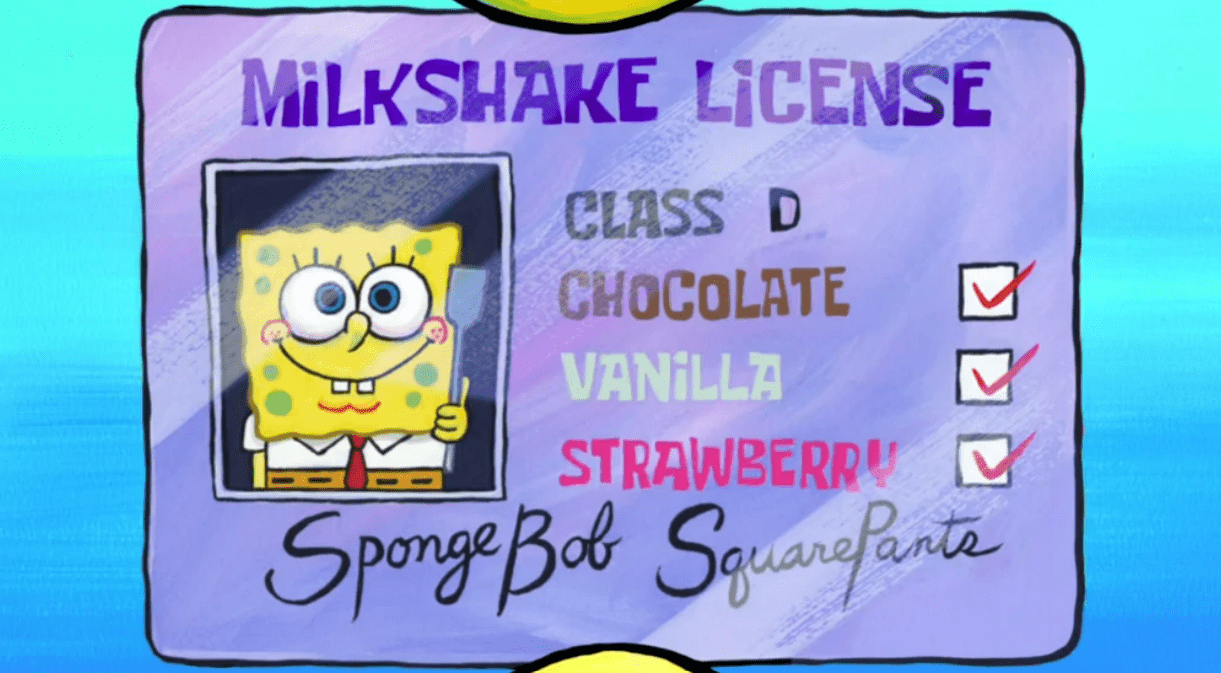 License to Milkshake