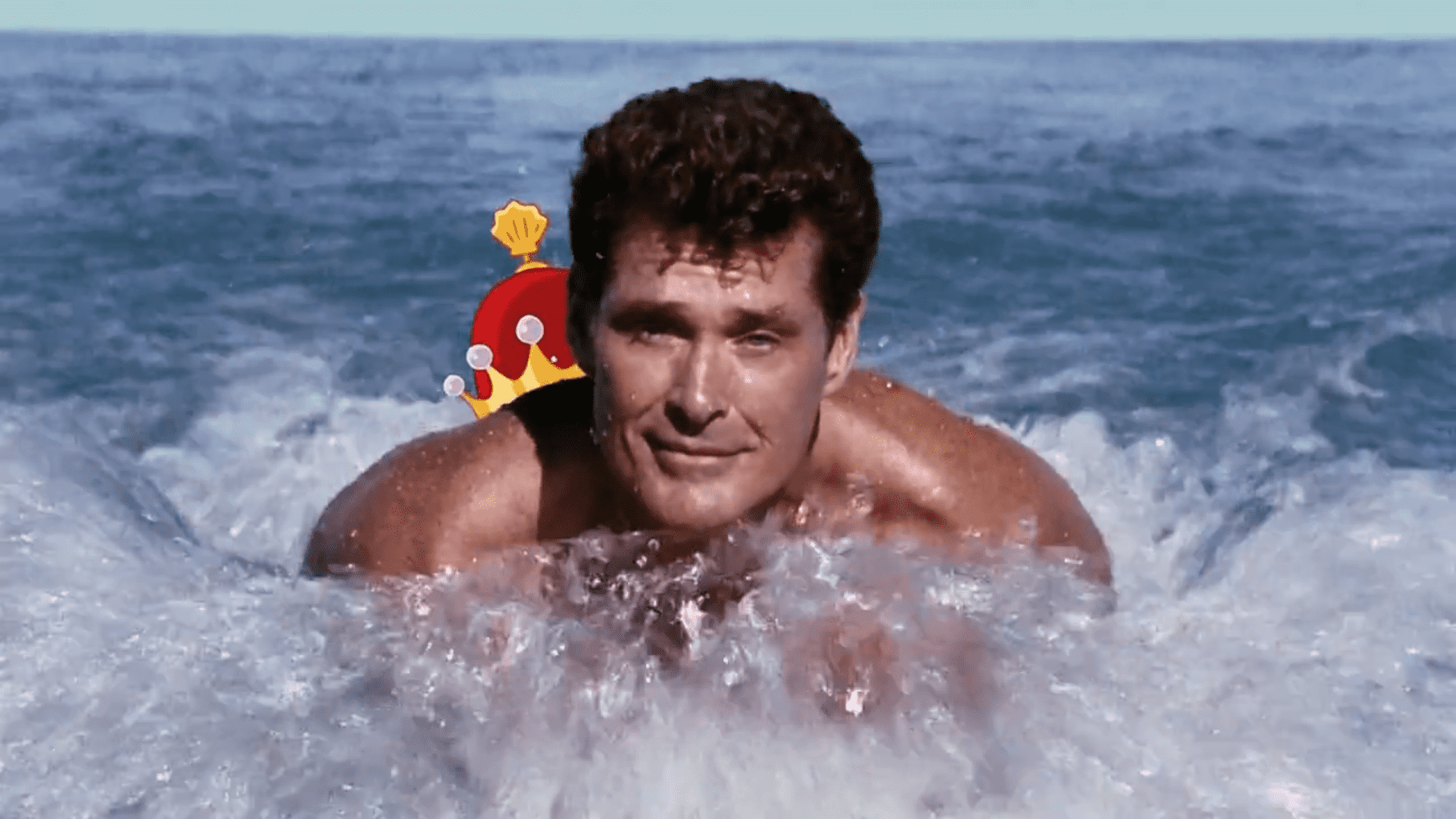 david hasselhoff taking spongebob and patrick to the bikini bottom