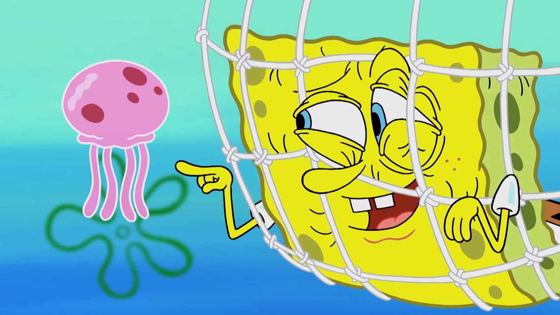 spongebob jellyfish sting