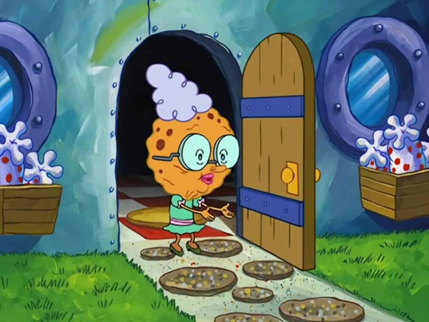 SpongeBob's Grandma In Episode Grandma's Kisses