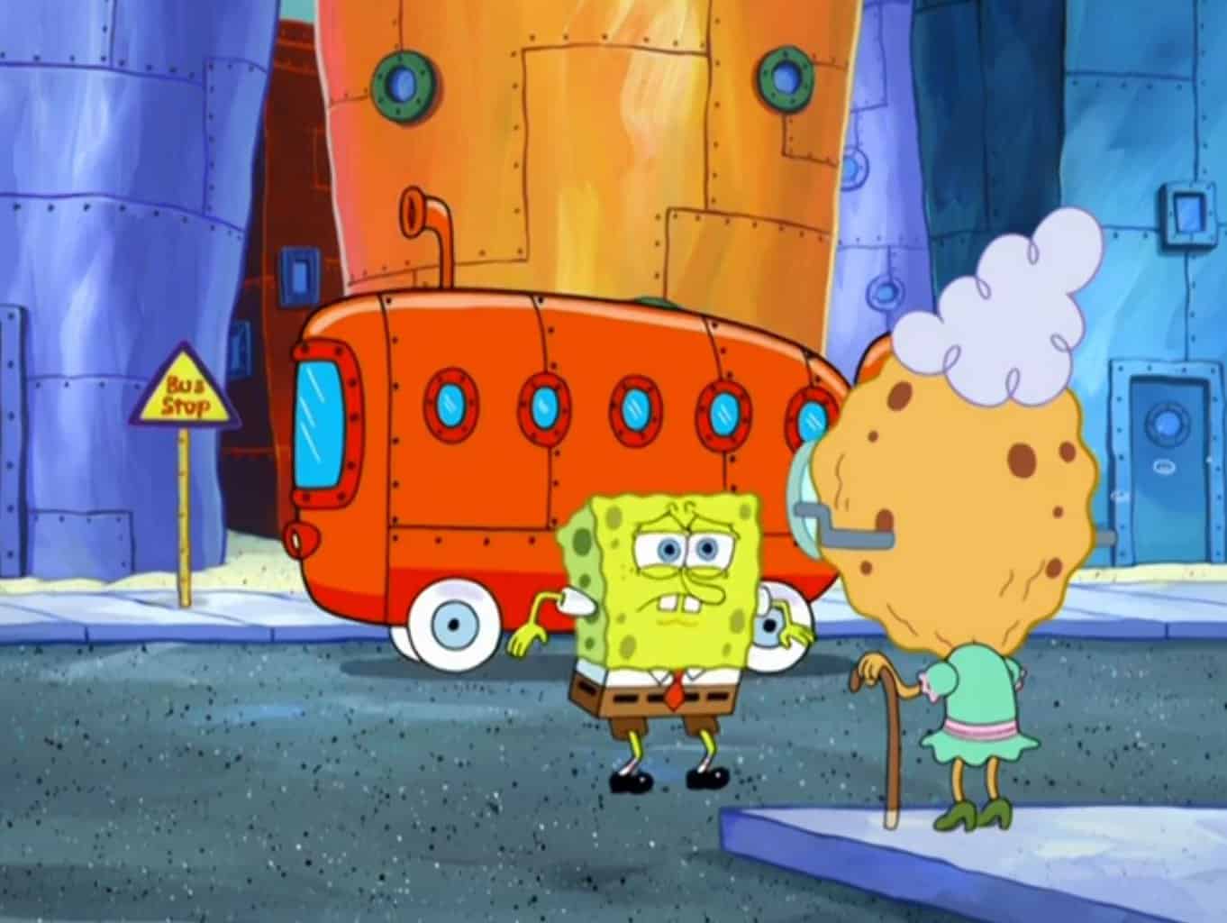 SpongeBob's Grandma In Episode-the Abrasive Side