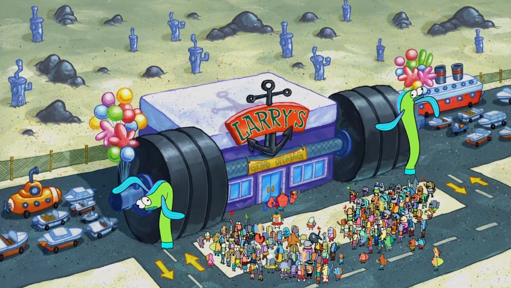 Larrys Gym - Sponge bob