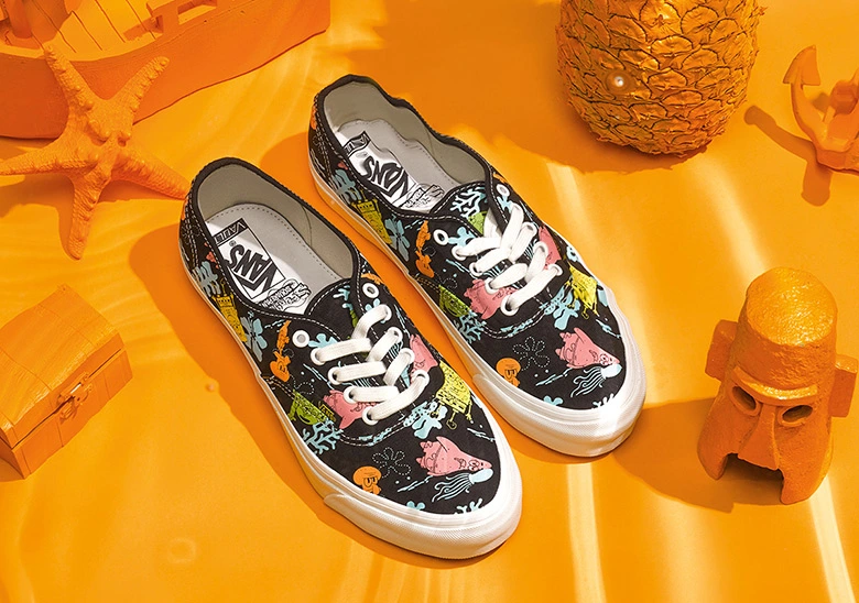 Vans X SpongeBob OG Authentic LX (aloha blue)