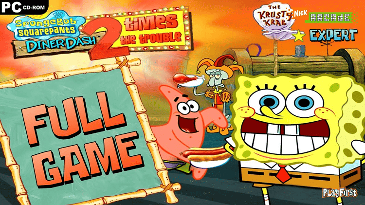 SpongeBob Diner Dash 2: Two Times the Trouble spongebob squarepants videogame